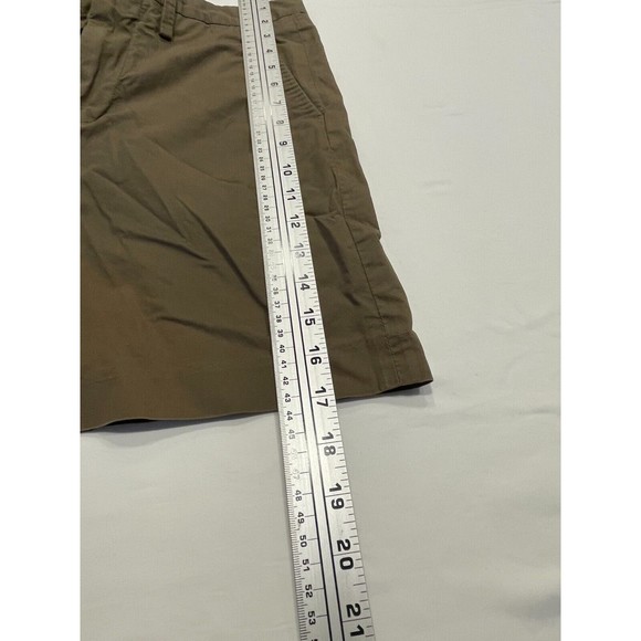 Marc by Marc Jacobs Mens Shorts Size 28 Olive Green Twill Flat Front 8" Inseam - Picture 11 of 12